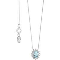 Collana Comete Donna in Oro Acquamarina GLQ286 - GLQ286